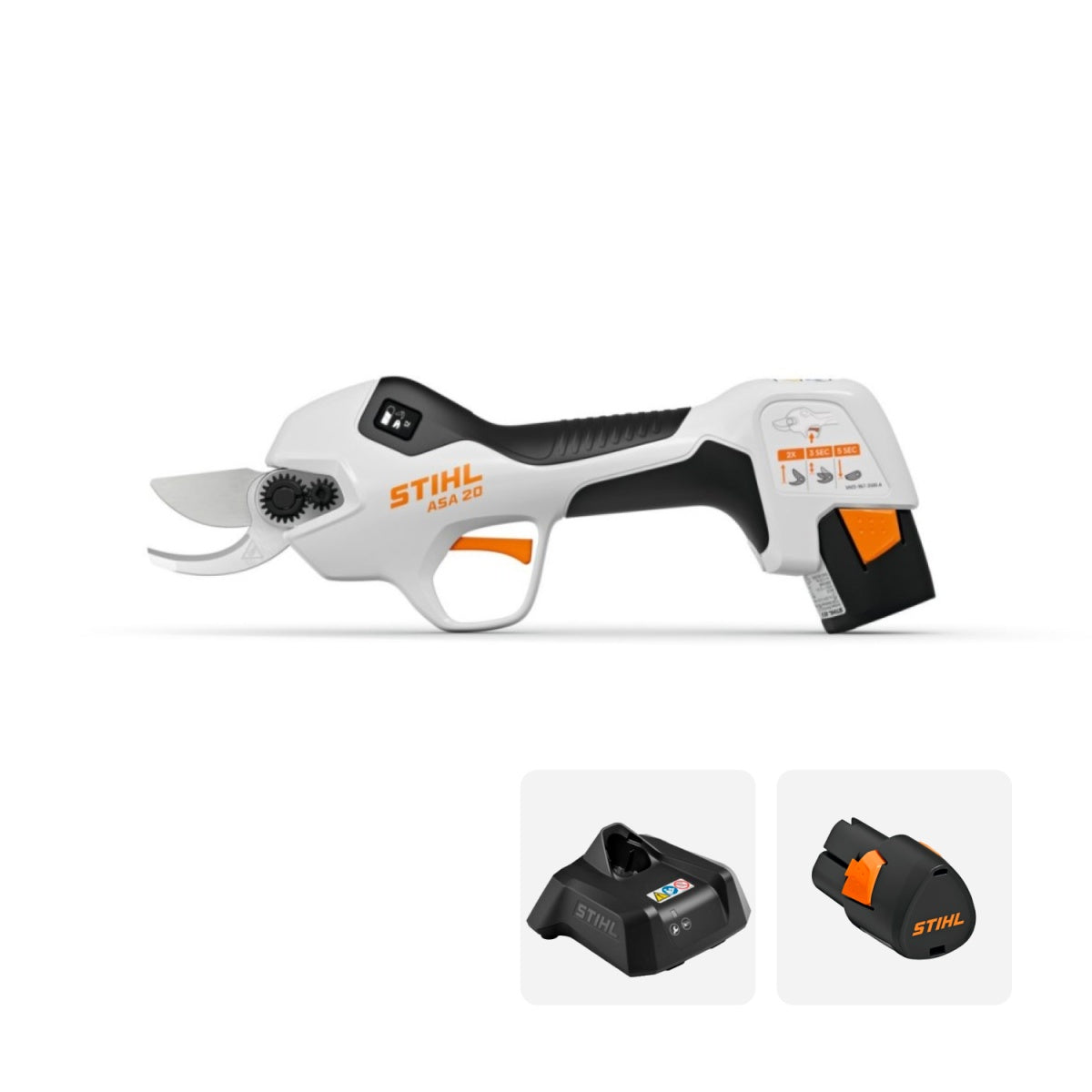 Tijera Poda Stihl ASA 20 Con Bateria Y Cargador