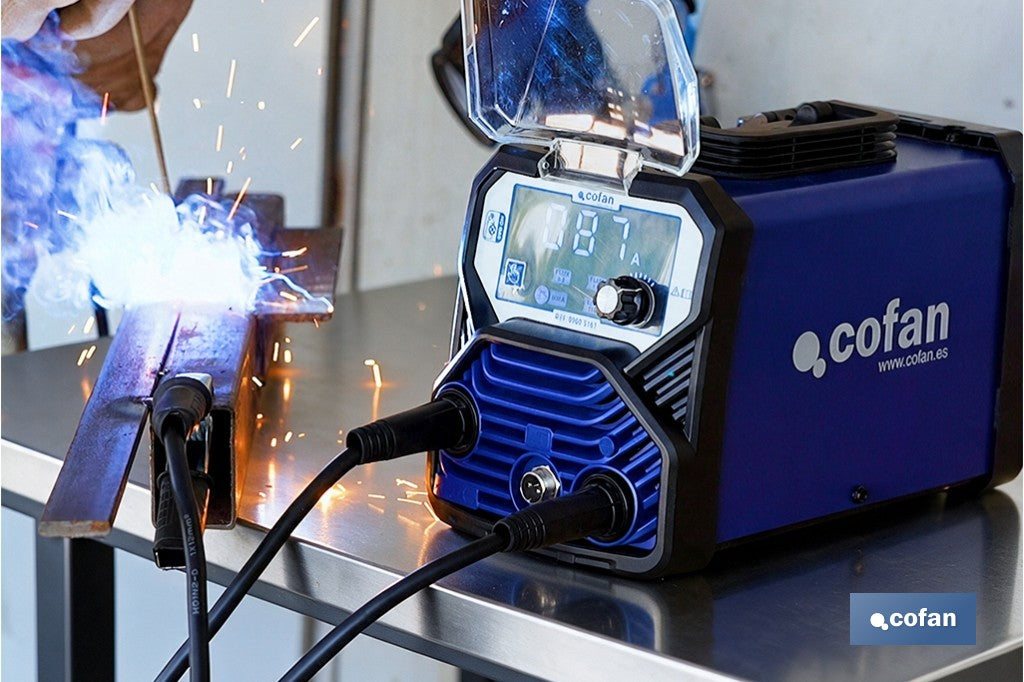 Soldador inverter multiproceso MIG/MMA/TIG 120 A