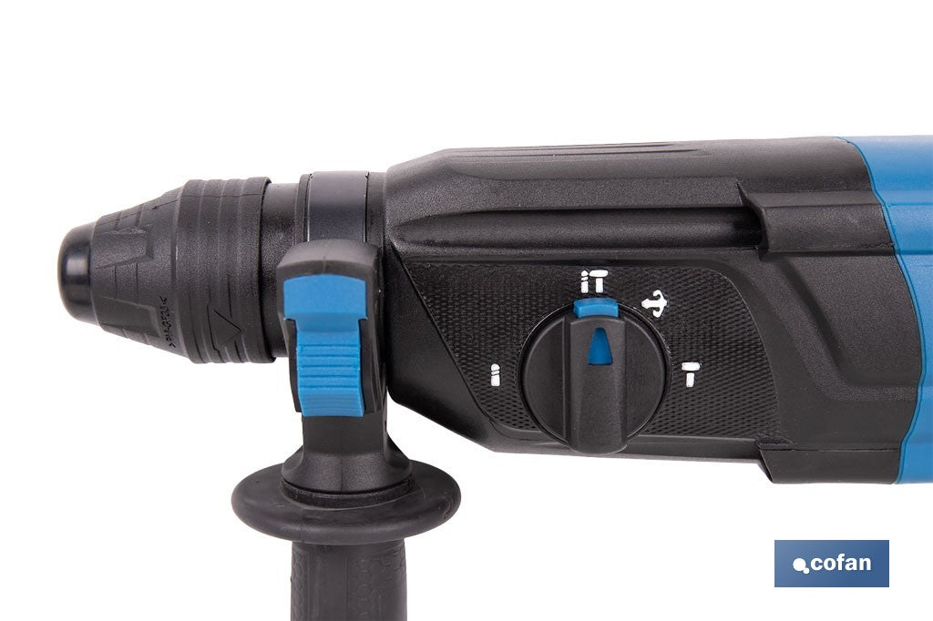 Taladro martillo perforador SDS-Plus , 1050 W, 5200 bpm con energía de impacto de 3,2 J