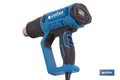 Pistola de aire caliente LCD digital display 2000 W |Temperatura regulable 50 hasta 650°