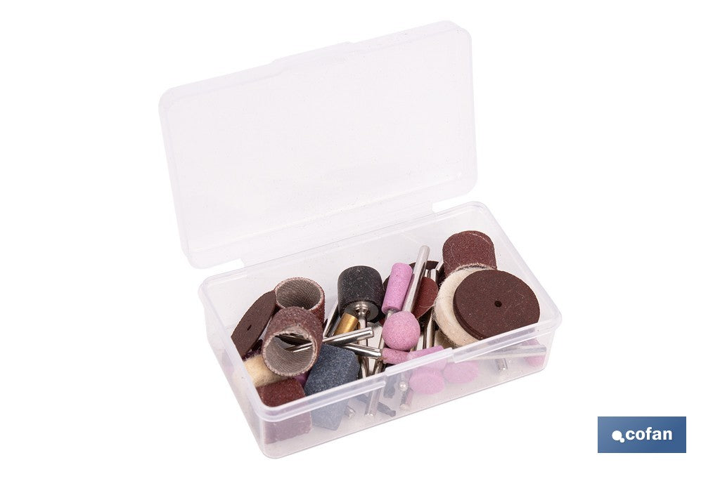 Multiherramienta rotativa 135 W 8000-33000 rpm, velocidad variable ,para cortar, fresar, pulir y perforar con kit de accesorios