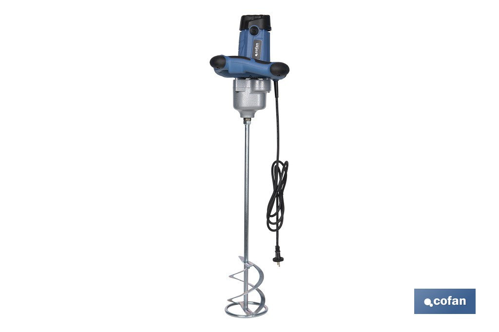 Mezclador eléctrico Agitador M14  Varilla mezcladora incluida  2 velocidades  Potencia: 1800 W