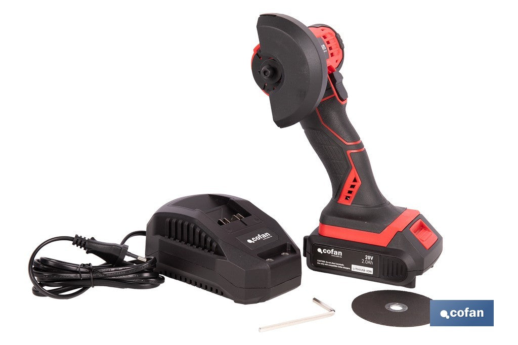 Mini amoladora a Batería para 76 mm