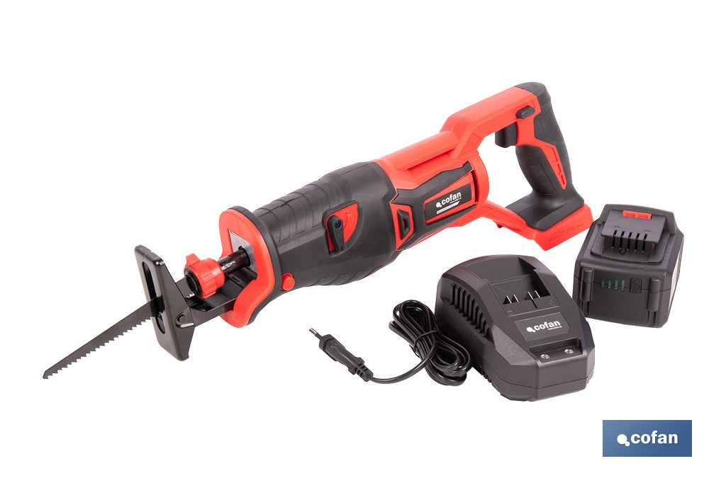 Sierra de sable a batería con motor BRUSHLESS 20 V