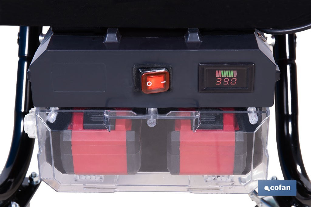 Carretilla de obra eléctrica a batería 20 V